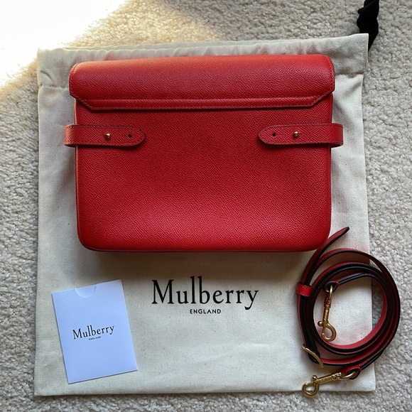 💗🌹Mulberry Belted Bayswater Satchel - Picture 8 of 15
